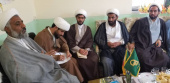 دیدار تعدادی از روحانیون شهرستان هامون با حجت الاسلام و المسلین حاج آقا شیخ