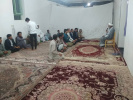 حضور حجت الاسلام و المسلمین حاج آقا شیخ(مسئول دفتر نهاد رهبری دانشگاه) در مسجد روستای کیخا مظلوم