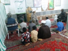 حضور حجت الاسلام و المسلمین حاج آقا شیخ(مسئول دفتر نهاد رهبری دانشگاه) در مسجد روستای باغک