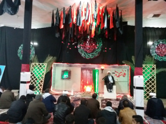 سخنرانی حجت الاسلام و المسلمین حاج آقا شیخ به مناسبت ایام فاطمیه (س) و دهه فجر در مسجد جامع شهر علی اکبر