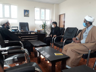 بازدید مسئول دفتر نهاد رهبری دانشگاه از شبکه بهداشت شهرستان نیمروز