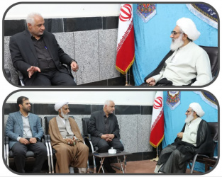 دیدار سرپرست دانشگاه و مسئول دفتر نهاد رهبری دانشگاه با امام جمعه معزز شهرستان زابل